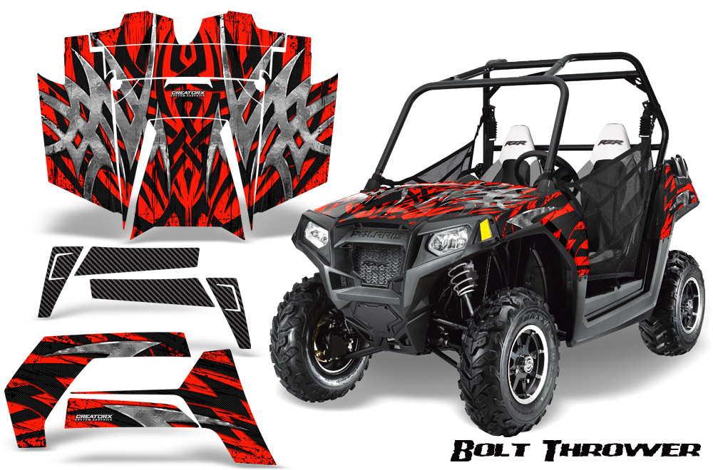 POLARIS RZR 800 2011 Graphics Kit Bolt Thrower Red BB